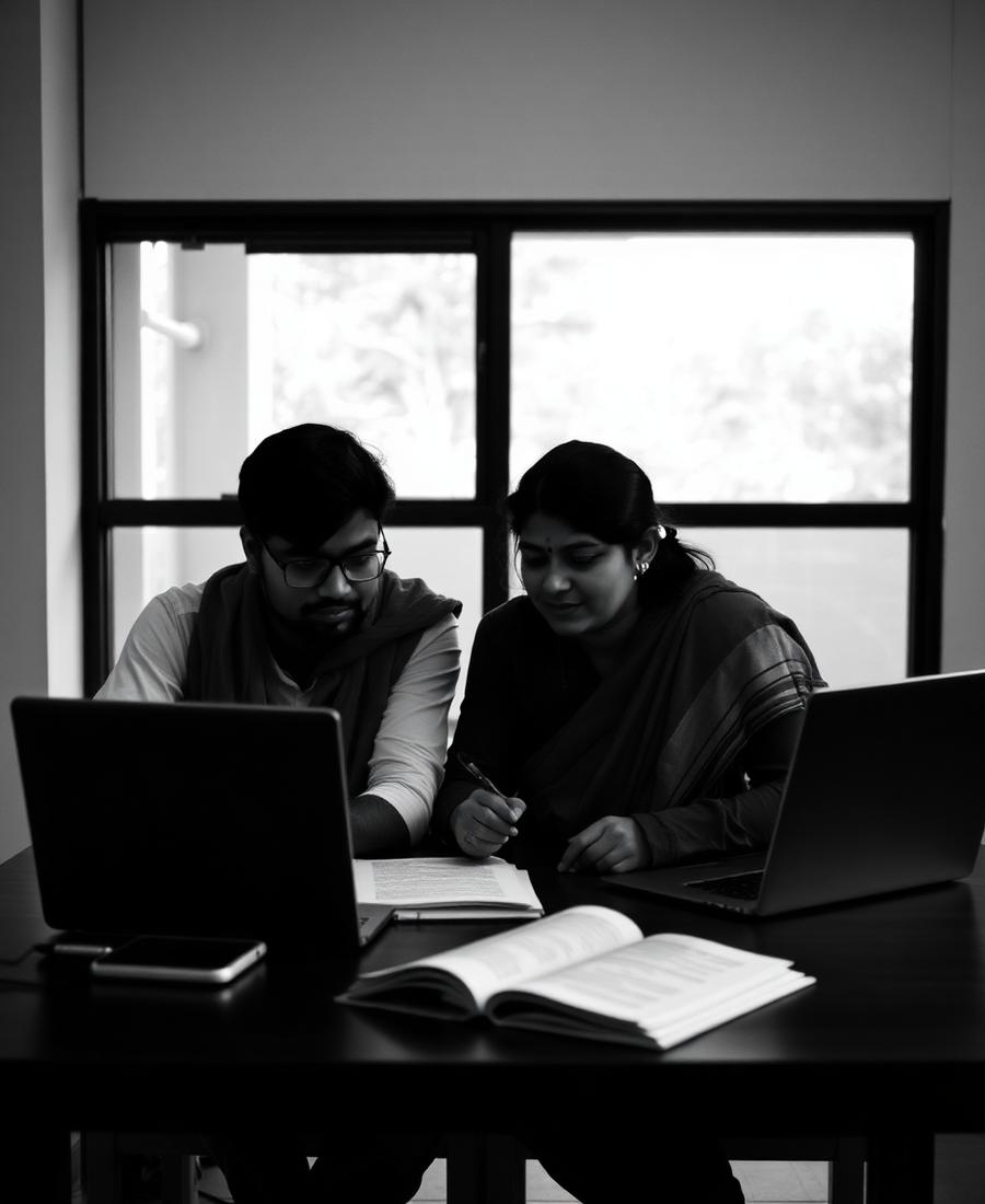 Members working together on a project